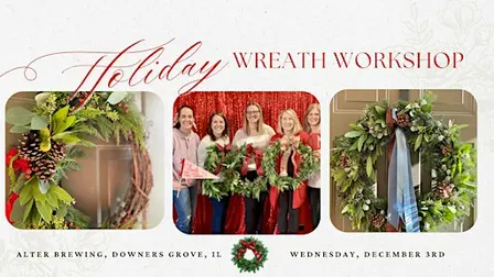 Brews & Boughs: A Holiday Wreath Workshop at Alter Brewing