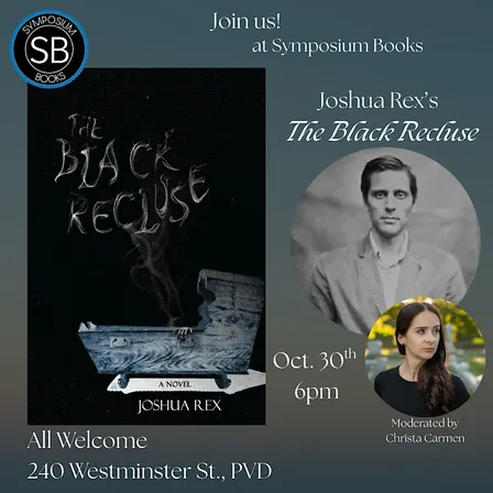 Author Event! Joshua Rex in conversation with Christa Carmen