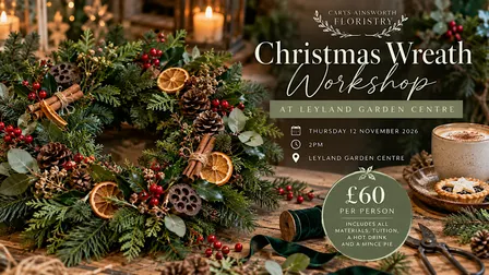 Christmas Wreath Workshop at Leyland Garden Centre