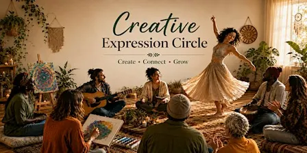 Creative Expression Circle: A Collaborative Sharing Event