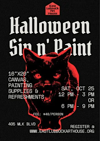 Halloween Sip n' Paint
