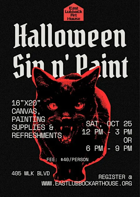 Halloween Sip n' Paint