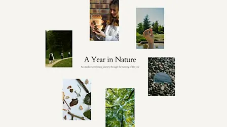 A year in Nature Through Art Therapy (November)