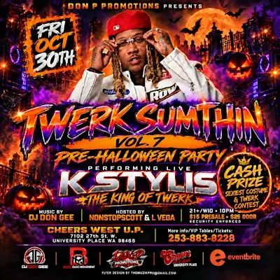 TWERK SUMTHIN VOL 7 PRE HOLLOWEEN PARTY FEAT. K STYLIS