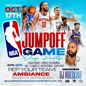 NBA JumpOff Game Day Party "Rep Your Team"