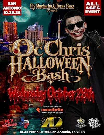 OcChris Halloween Fri 10/30 CantinaSA 4946 Rigsby SanAntonio AllAgeEvent