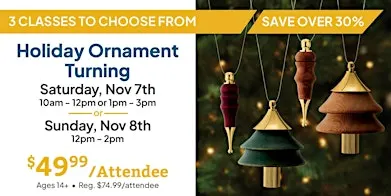 Holiday Ornament Turning