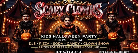 SCARY CLOWNS Kids Halloween Party
