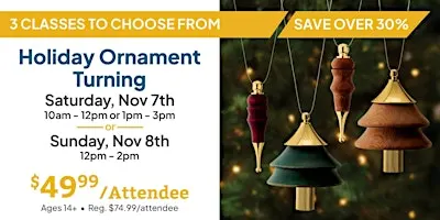 Holiday Ornament Turning