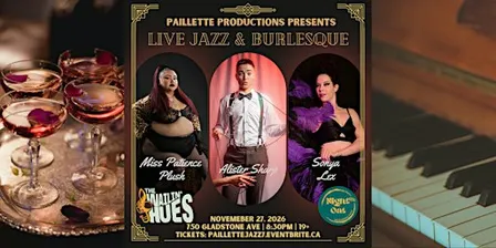 Live Jazz & Burlesque at Night Oat