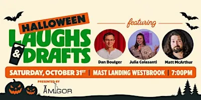 Halloween Laughs and Drafts at Mast Landing Brewing Co. Westbrook