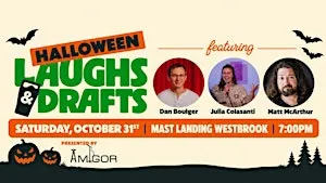 Halloween Laughs and Drafts at Mast Landing Brewing Co. Westbrook