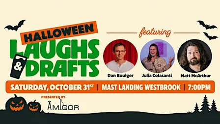 Halloween Laughs and Drafts at Mast Landing Brewing Co. Westbrook