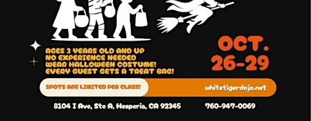 Kick Or Treats Free Karate Classes