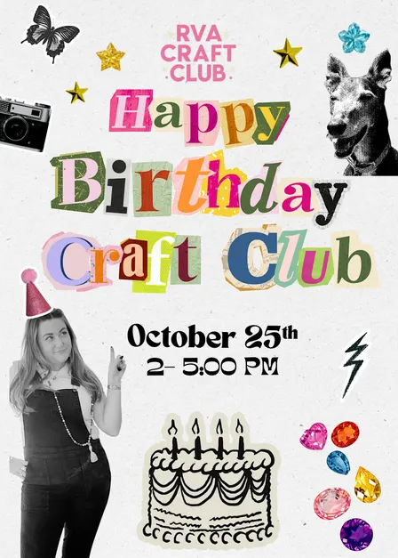 RVA Craft Club's 1st Birthday!