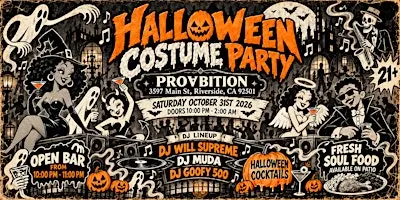 Brunch & Beats: Halloween Night at PROABITION | Costume Party & Open Bar