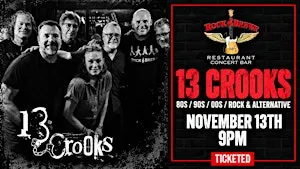 13 CROOKS @ Rock & Brews Royal Oak