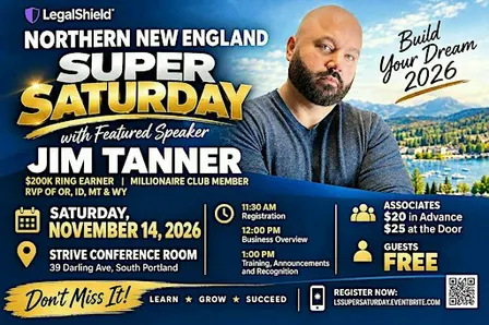 S. PORTLAND MAINE SUPER SATURDAY with Jim Tanner $200K Ring Earner