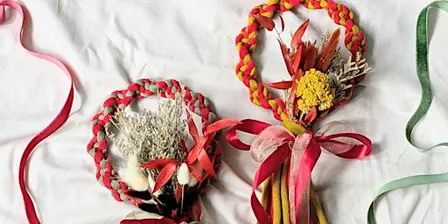 Festive Wreath with Macrame & Dried Flowers