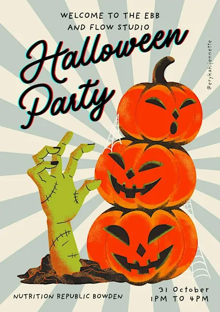 Halloween. Coffee. Paint. Create.