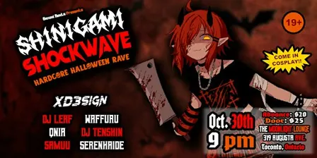 SHINIGAMI SHOCKWAVE: Hardcore Halloween Rave
