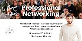 Burlington Business Networking Meeting (November)