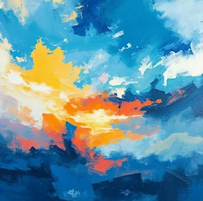 Workshop | DRAMATIC SKY: Abstract the Clouds w/ Acrylic