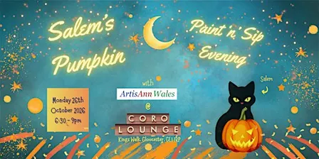 Salem's Pumpkin Halloween Paint and Sip Evening