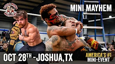 Little Mania Mini Wrestling Invades - Joshua, TX!!