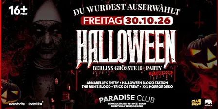 Halloween 16+ Party Berlin by Club Room