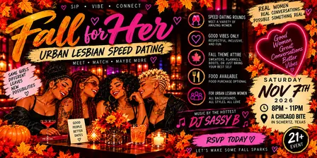 Fall For Her: Holiday Speed Dating for Women Who Love Women!