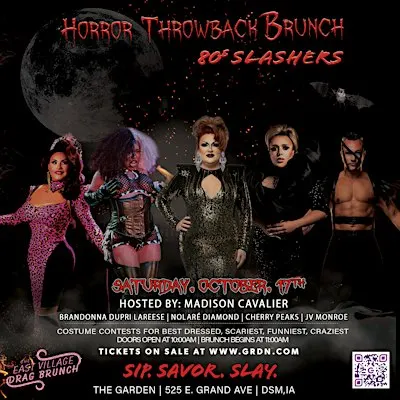 Horror Throwback Drag Brunch: 80s Slashers