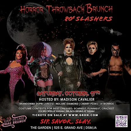 Horror Throwback Drag Brunch: 80s Slashers