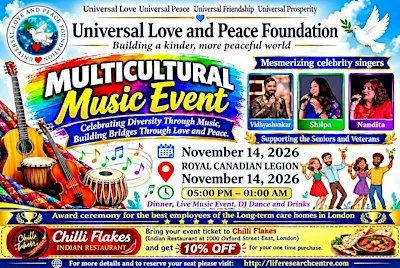 Multicultural Live Music Event 2026 with free Dinner! DJ & Bar Service