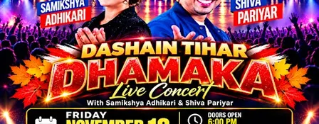 Dashain Tihar Dhamaka — Shiva Pariyar & Samikshya Adhikari Live in Syracuse
