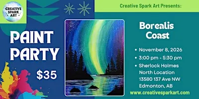 "Borealis Coast" Paint Party