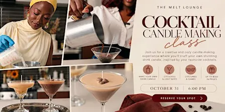 Boos & Booze: A Candle + Cocktail Experience ️