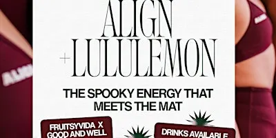 Spooky Sculpt with Align Wellness Studio X Lululemon
