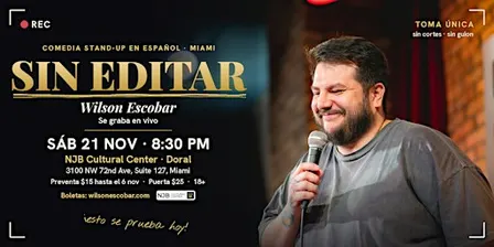 SIN EDITAR: Comedia Stand-Up en Español | Wilson Escobar
