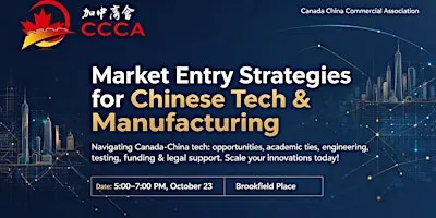 Market Entry Strategies for Chinese Tech & Manufacturing