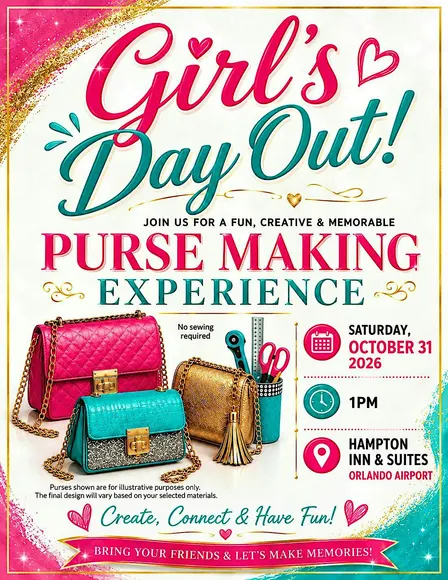 Girl's Day Out Purse Making Experience