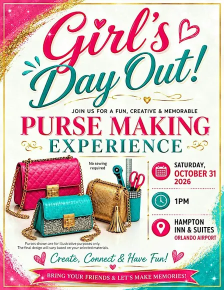 Girl's Day Out Purse Making Experience