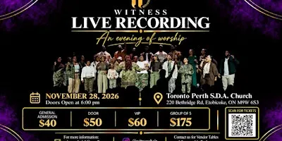 Witness Live Recording