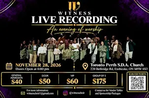 Witness Live Recording