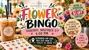 FLOWER BINGO (Winners Make Their Own Bouquet's)