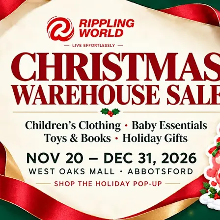 Rippling World Holiday Pop-Up Sale | Baby, Kids & Family Finds