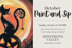 October Paint and Sip at Armstrong Valley Winery