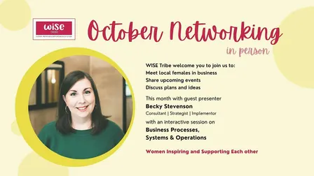 October Wisetribe Networking for Women in Business