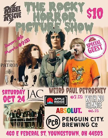 Rocky Horror Rebel Rescue Fundraiser at Penguin City