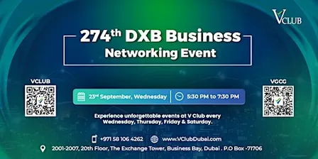 274th DXB Business Networking Event | Winners Wednesday |  V Club Dubai